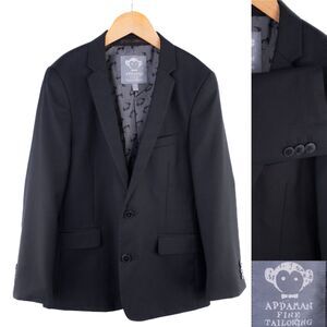 Appaman Fine Tailoring Boys Black Blazer Suit Jacket Size 10 Special Occasion